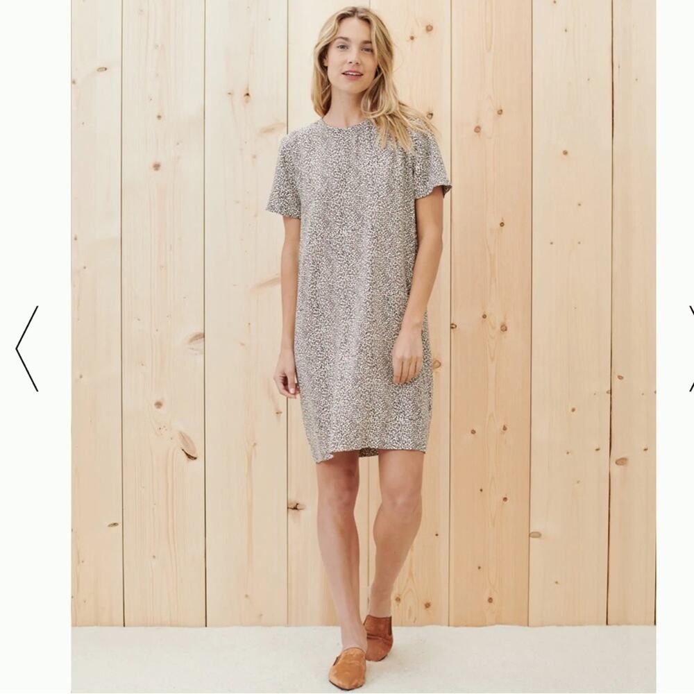 Jenni Kayne Animal Print T-shirt dress Size S